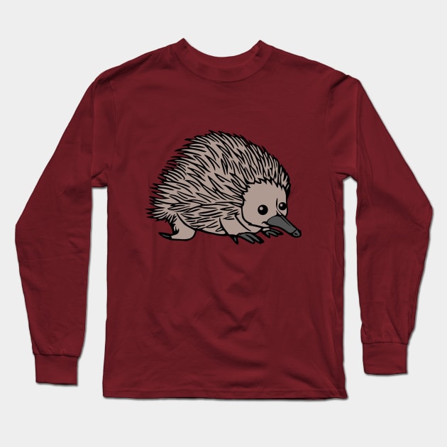 Echidna Long Sleeve T-Shirt by KayBee Gift Shop